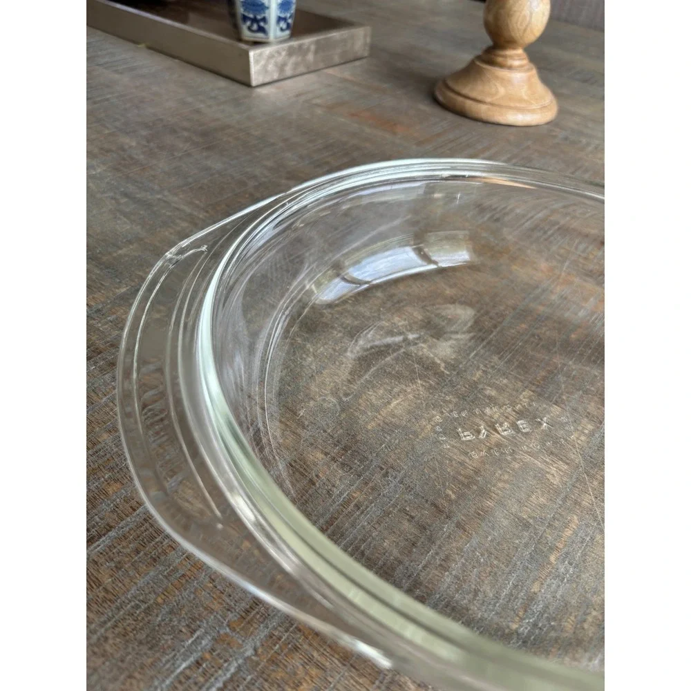 Vintage PYREX Oven Roaster No Lid Clear Glass